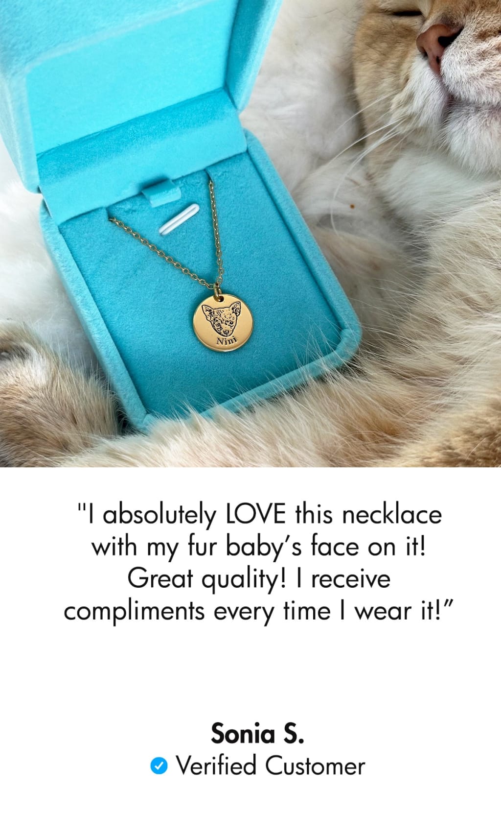 Pet Face Necklace Set